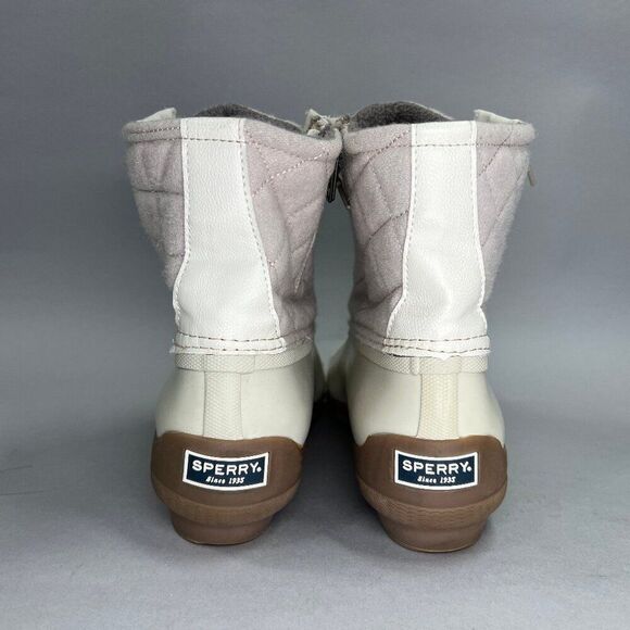 Sperry Women's Size 10 Syren Gulf Wool Quilt Rubber Boots - Picture 5 of 13
